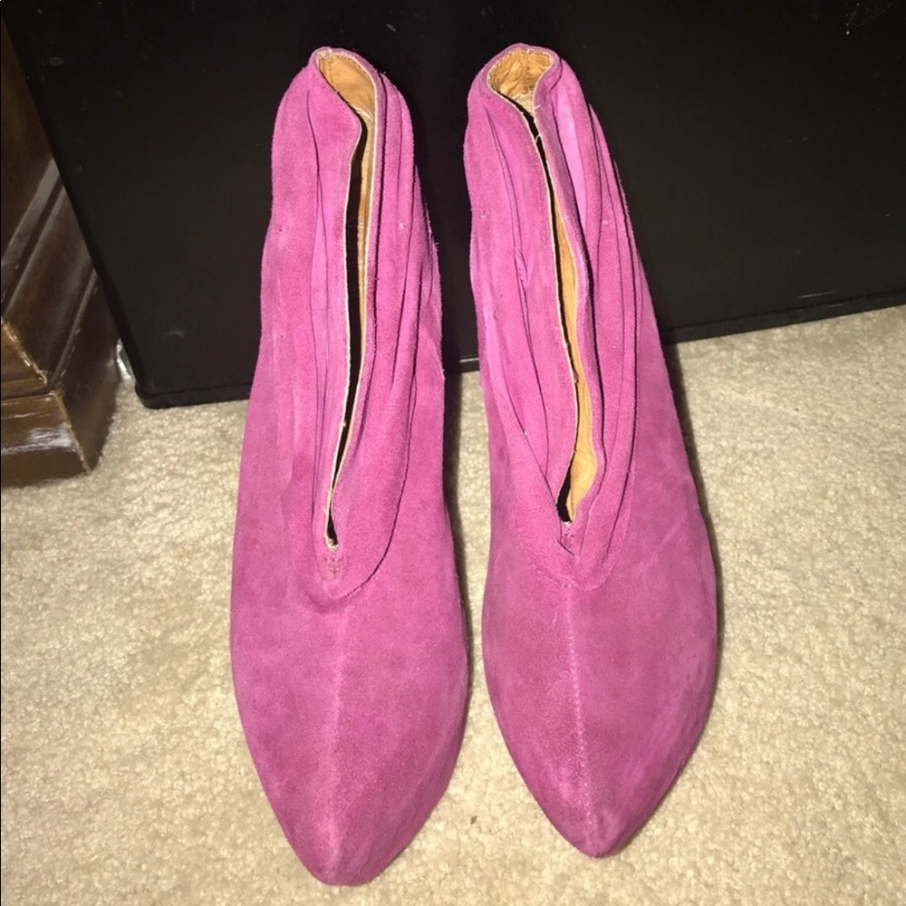 Jeffery Campbell Dark Pink size 10 - Picture 5 of 5